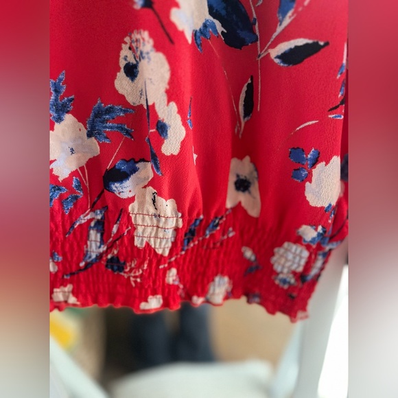 B.Young Long Sleeve Floral Blouse Top - Picture 2 of 5
